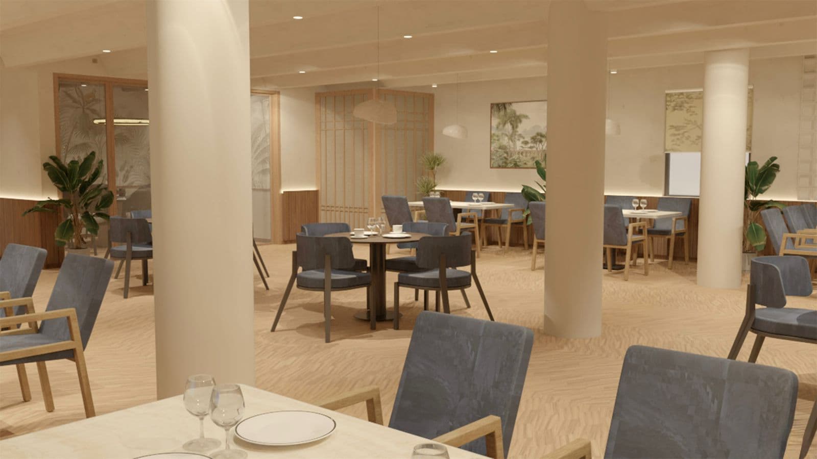Contemporary Restaurant Interior - Image 3