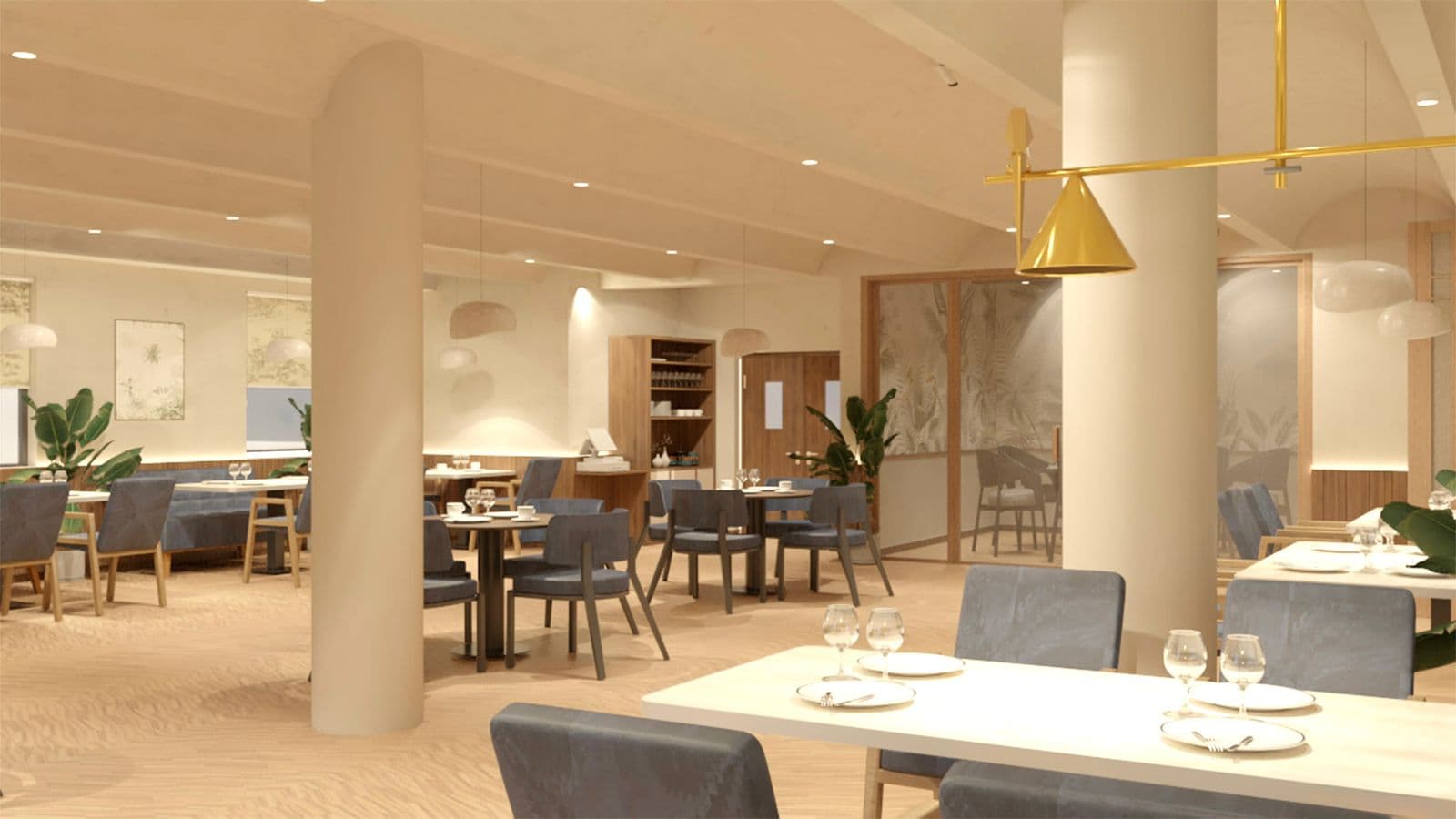 Contemporary Restaurant Interior - Image 4