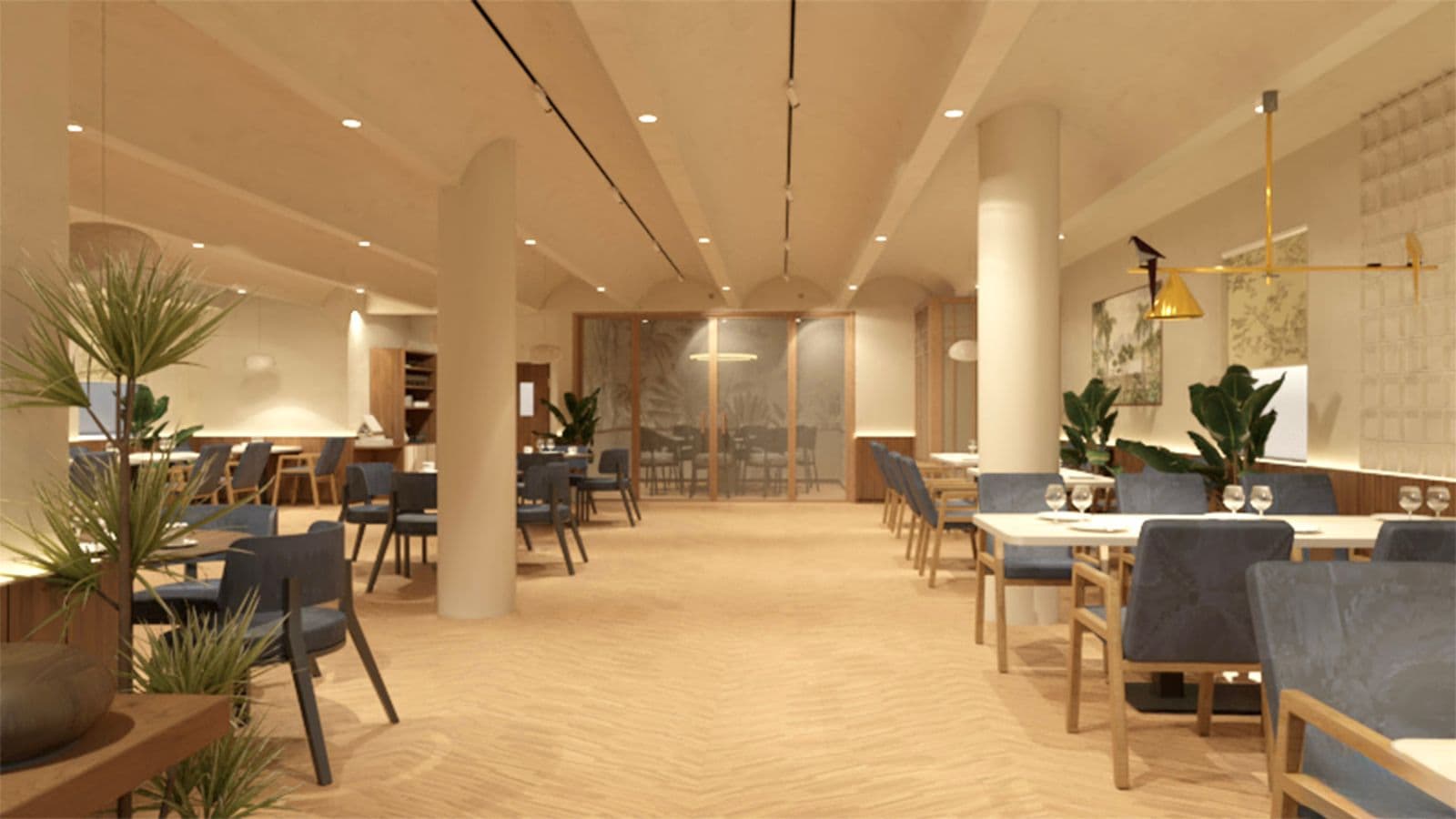 Contemporary Restaurant Interior - Image 5