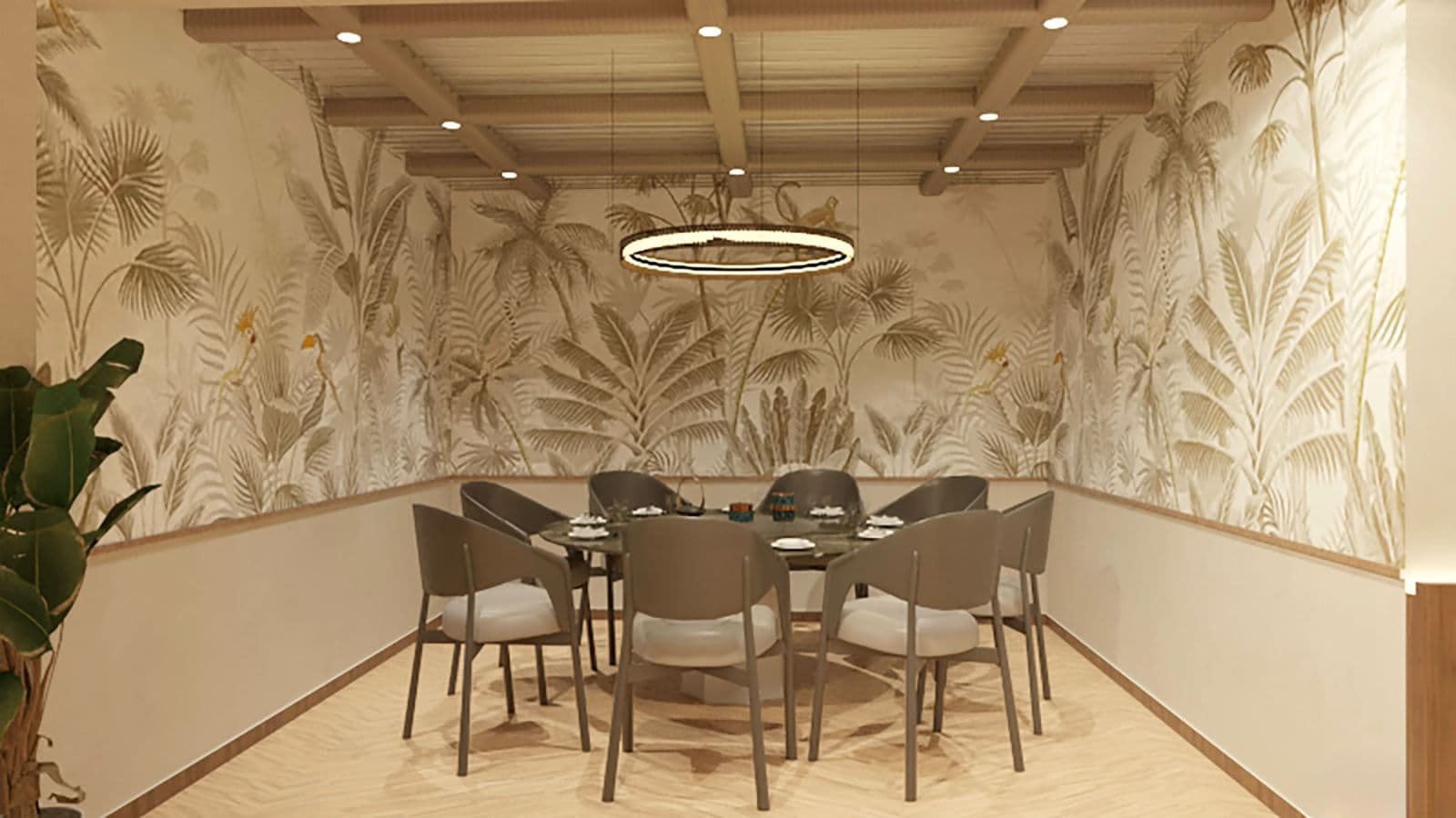 Contemporary Restaurant Interior - Image 6